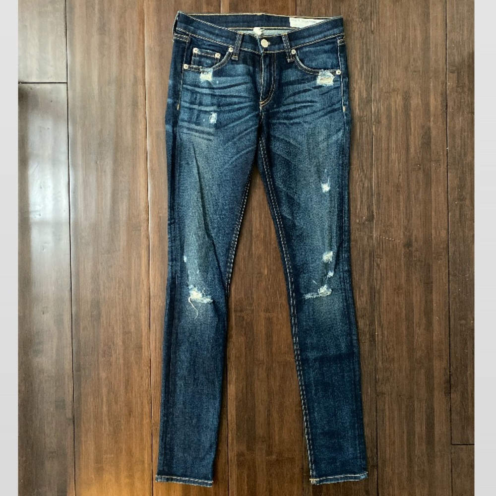 Rag & Bone Distressed Denim Pants